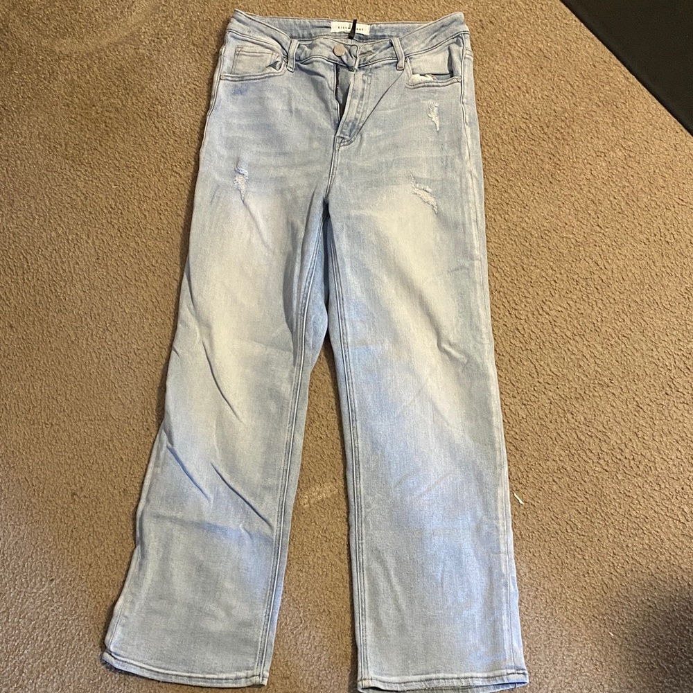 Classic Light Blue Straight Leg Women's Jeans